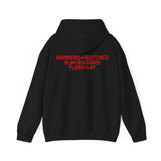 Black Series Botched Manners Hoodie